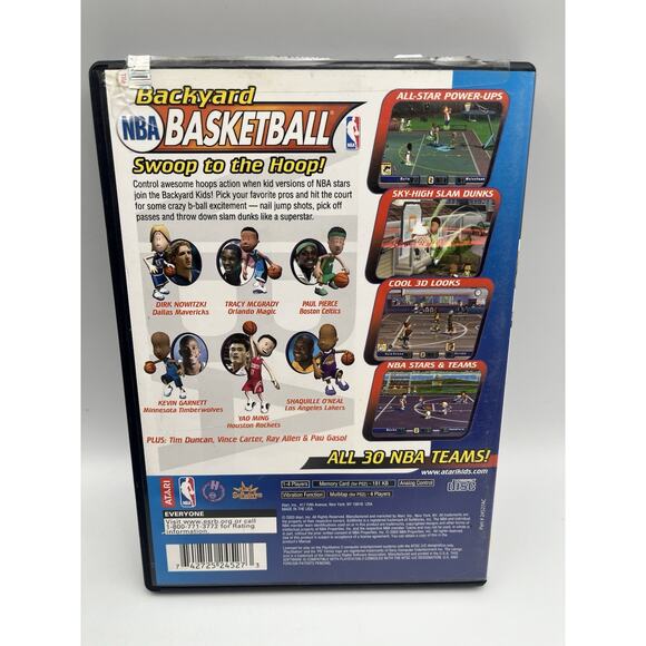 NBA Backyard Basketball PS2 PlayStation 2 Game and Case - Picture 2 of 6
